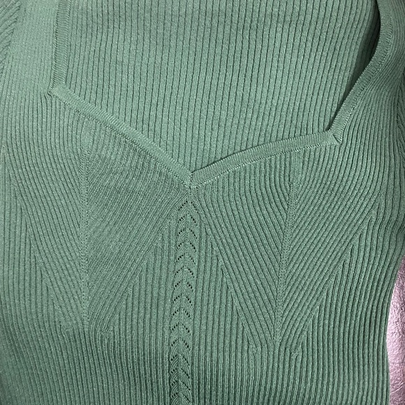 New Anthropologie Seamed Knit Maxi Fall Dress 🍂🍁 - Picture 2 of 11